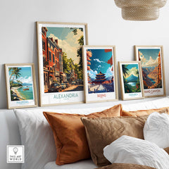 Alexandria Virginia Wall Decor part of our best collection or travel posters and prints - This Art World