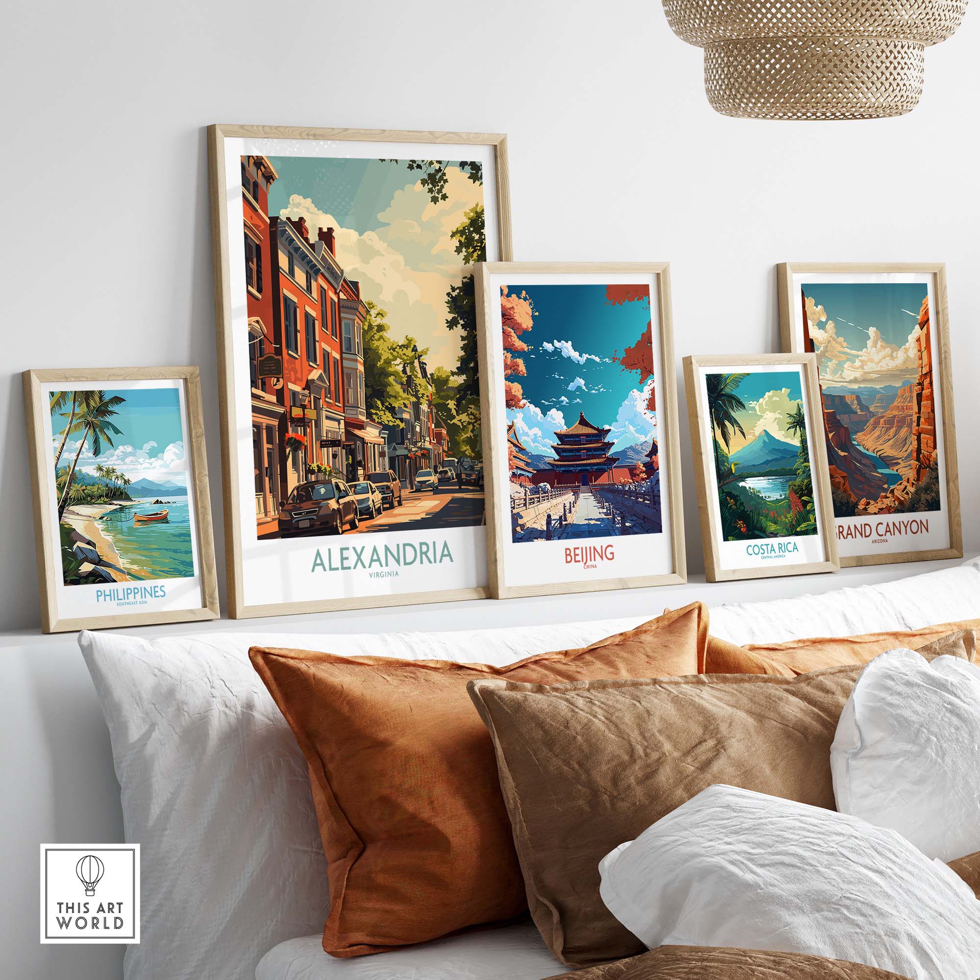 Alexandria Virginia Wall Decor part of our best collection or travel posters and prints - This Art World