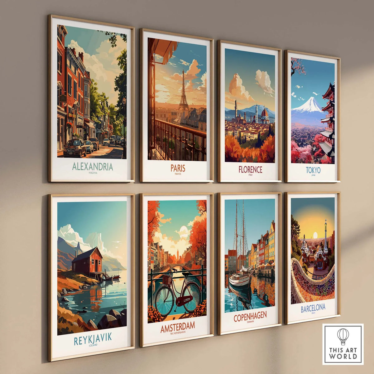Alexandria Virginia Wall Decor part of our best collection or travel posters and prints - This Art World