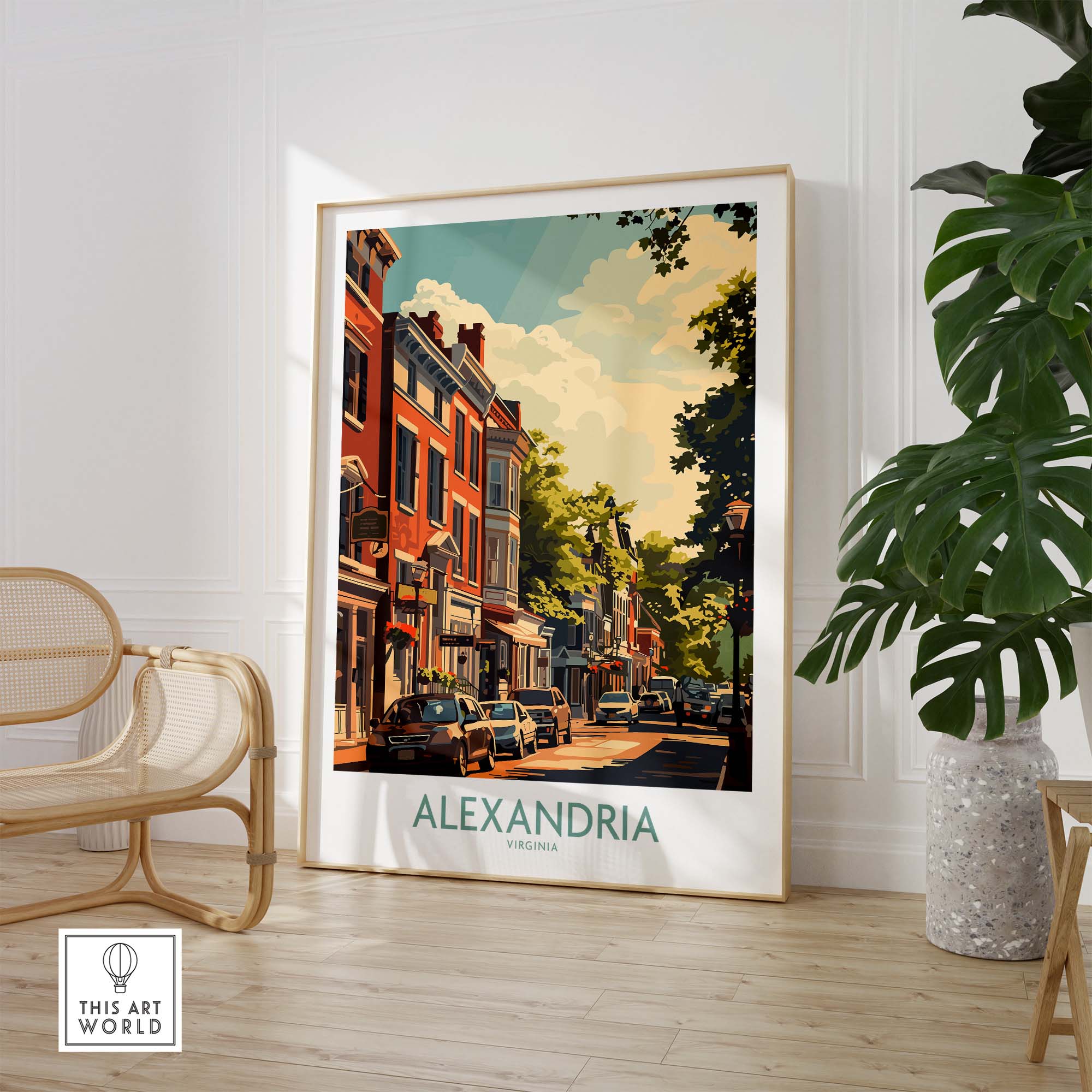 Alexandria Virginia Wall Decor part of our best collection or travel posters and prints - This Art World
