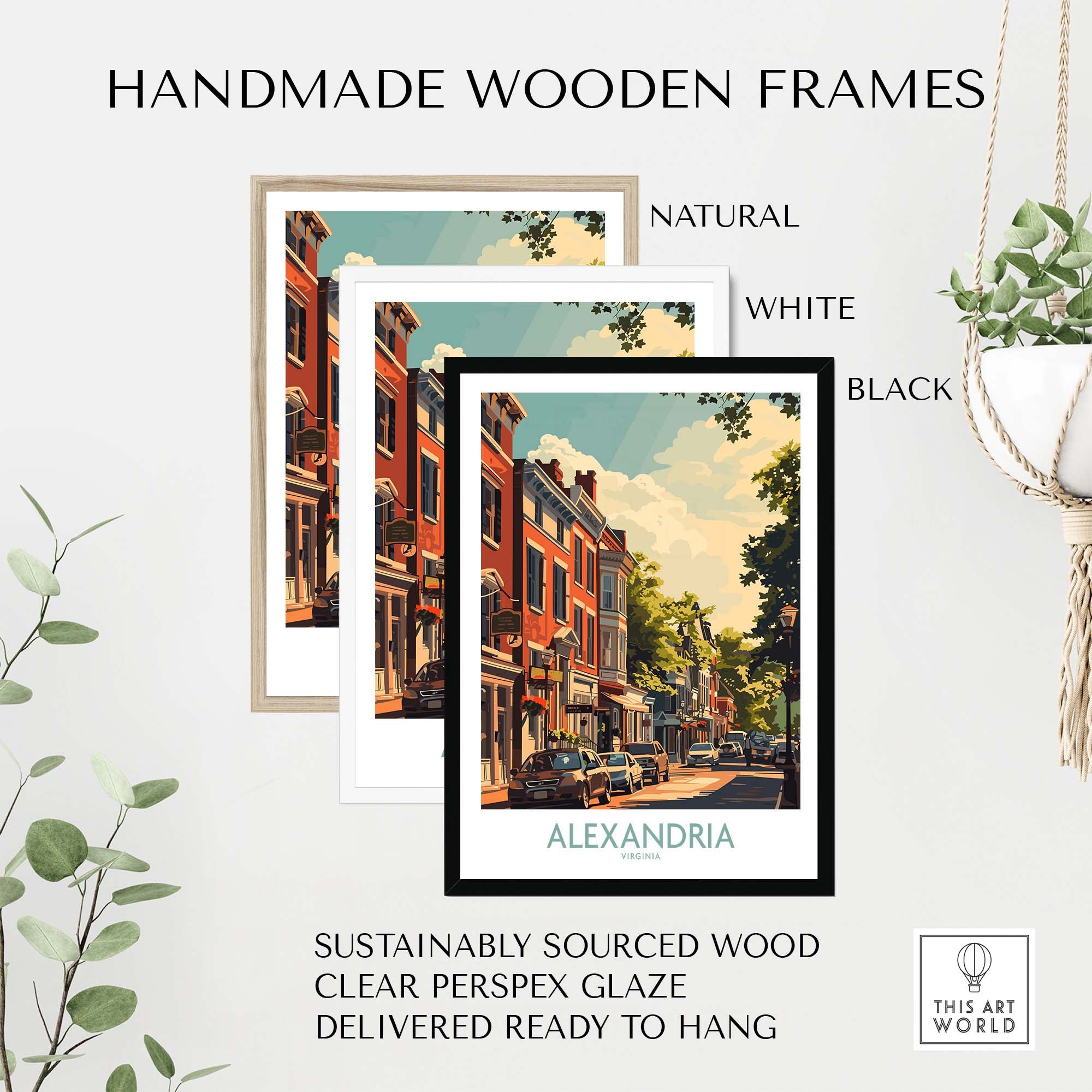 Alexandria Virginia Wall Decor part of our best collection or travel posters and prints - This Art World