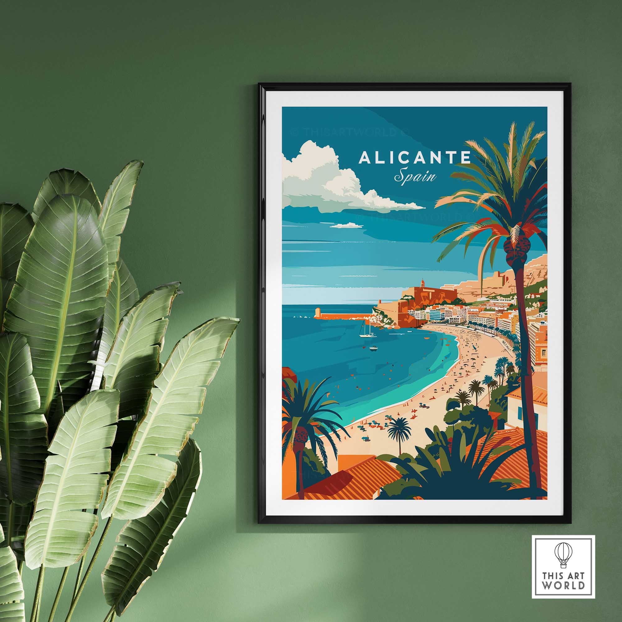Alicante Print Spain-This Art World