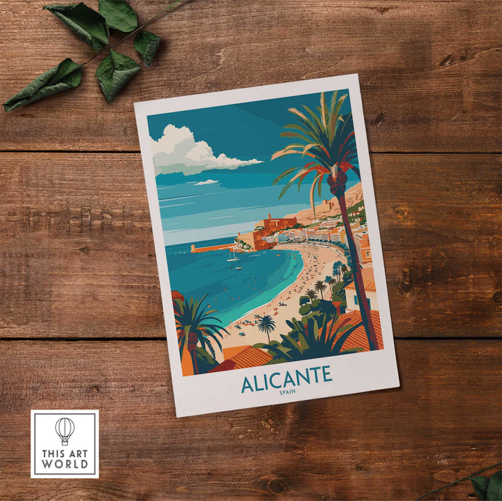 Alicante Spain Poster-This Art World