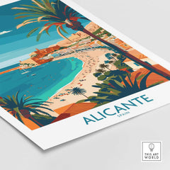 Alicante Spain Poster-This Art World