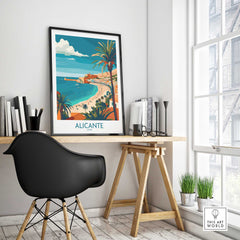 Alicante Spain Poster-This Art World