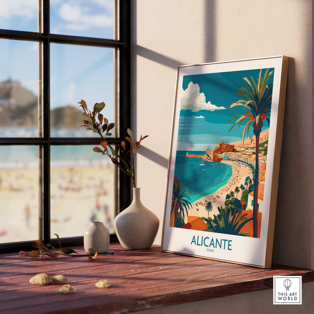Alicante Spain Poster-This Art World
