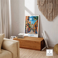 Alicante Travel Poster-This Art World
