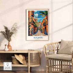 Alicante Travel Poster-This Art World