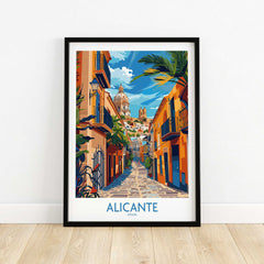 Alicante Travel Poster-This Art World