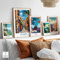 Alicante Travel Poster-This Art World