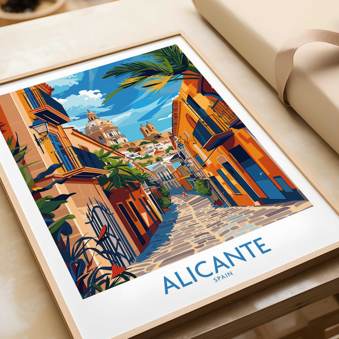 Alicante Travel Poster-This Art World