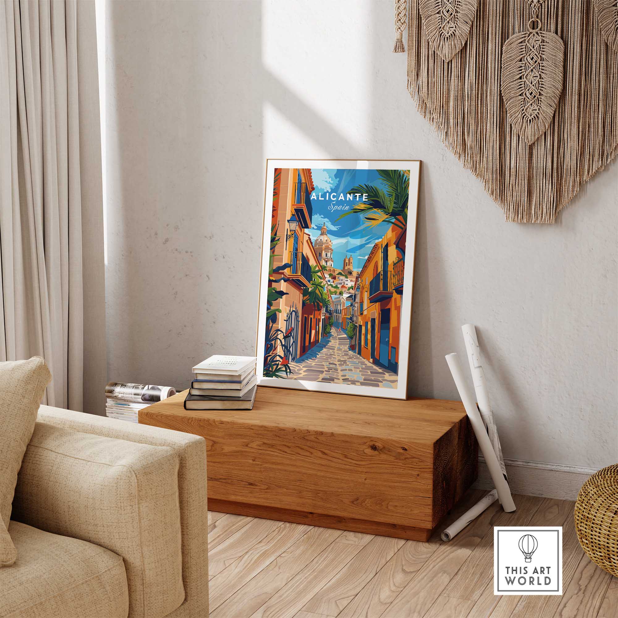 Alicante Travel Print-This Art World