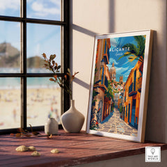 Alicante Travel Print-This Art World