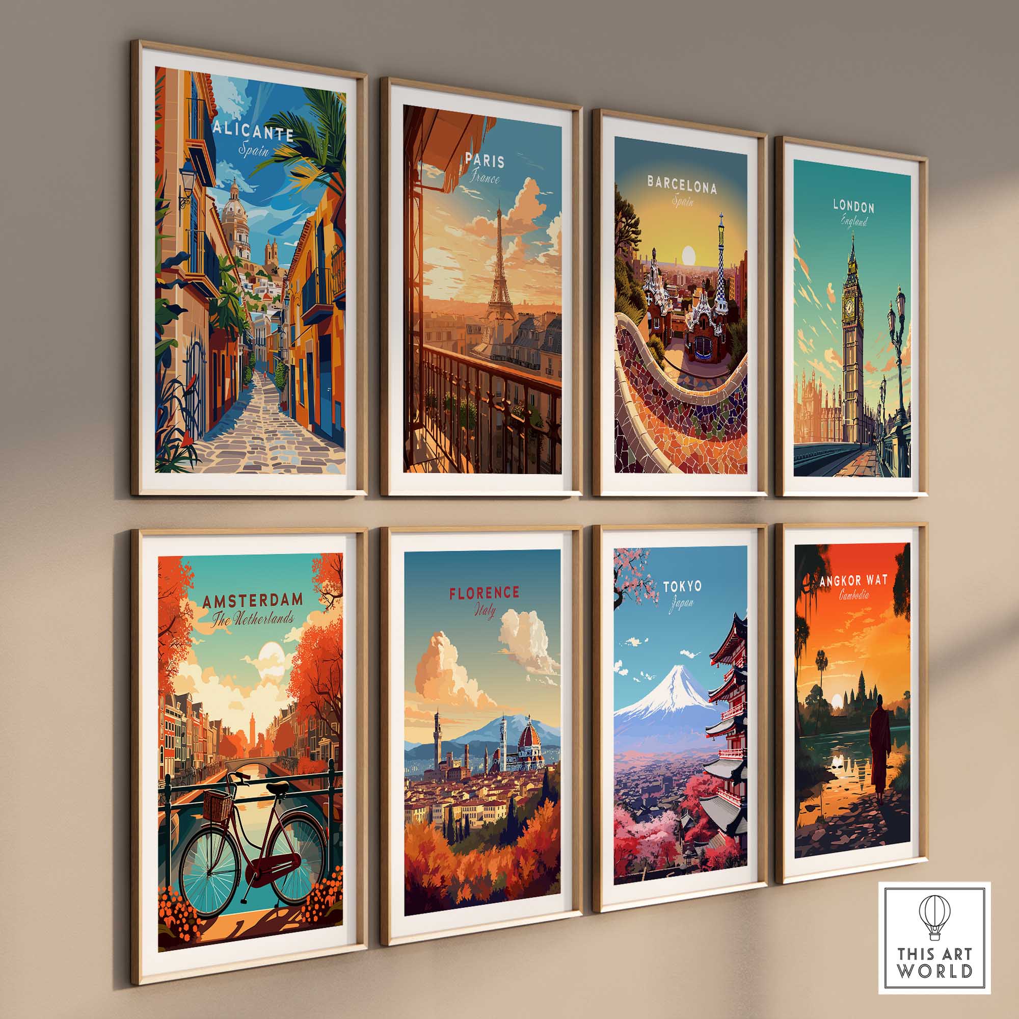 Alicante Travel Print-This Art World