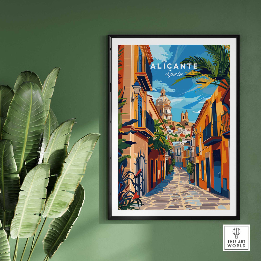Alicante Travel Print-This Art World