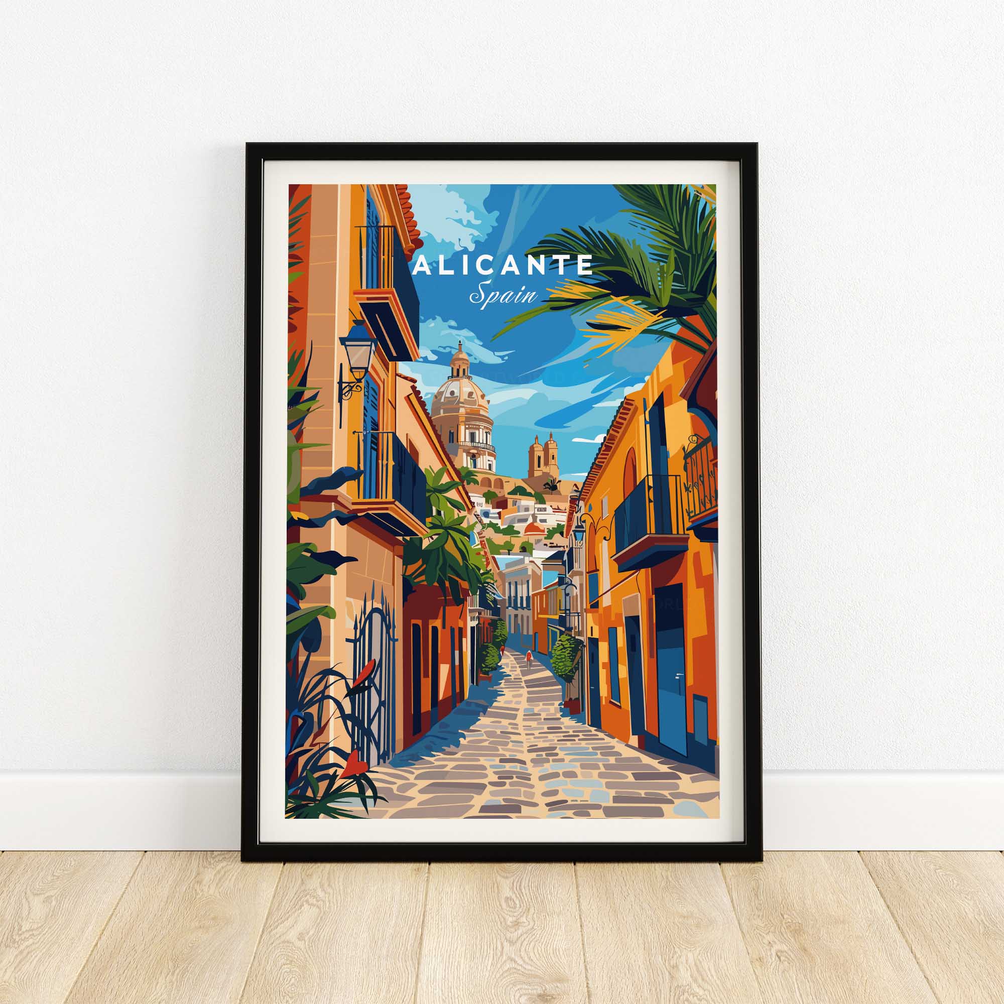 Alicante Travel Print-This Art World
