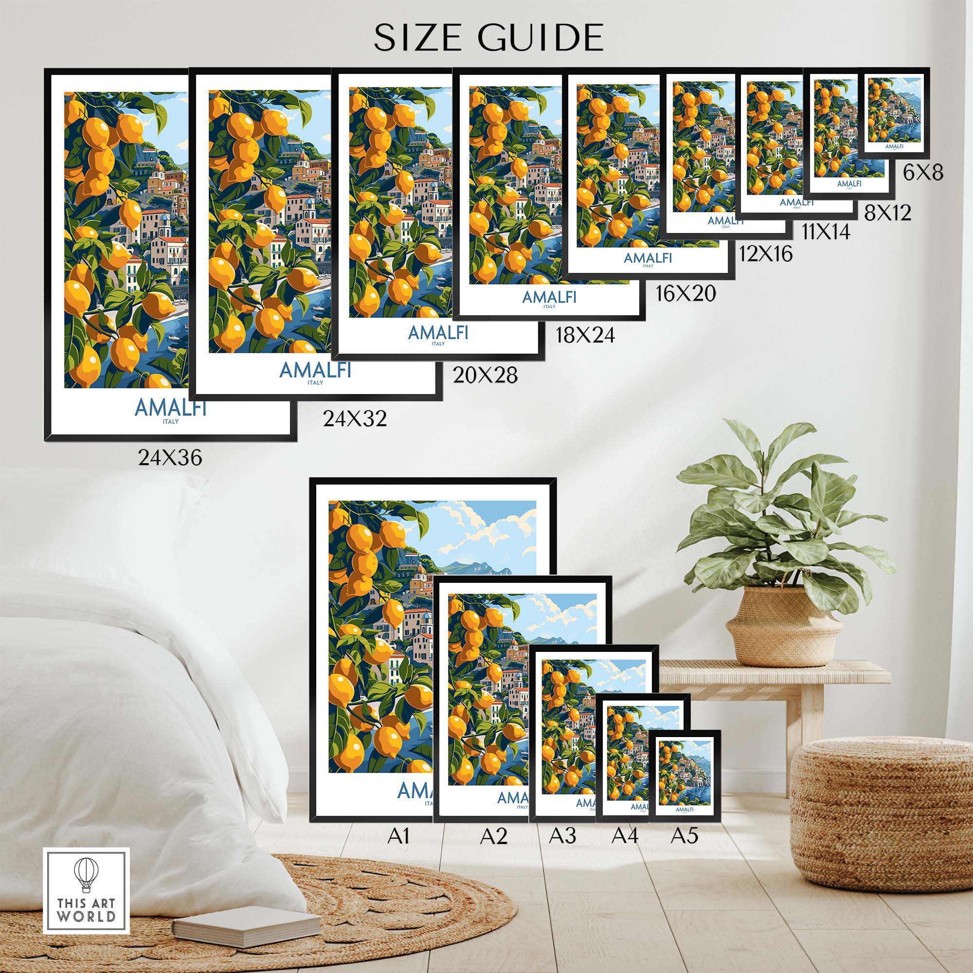 Amalfi Poster Italy