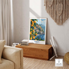 Amalfi Poster Italy