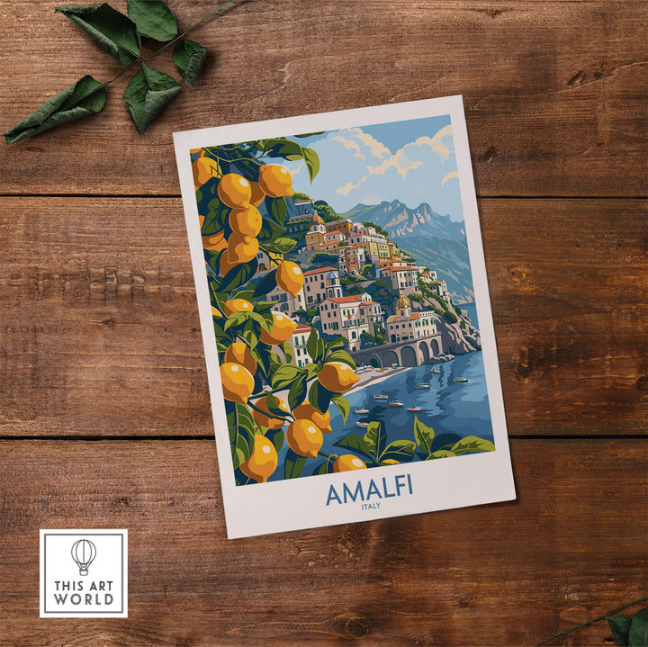 Amalfi Poster Italy