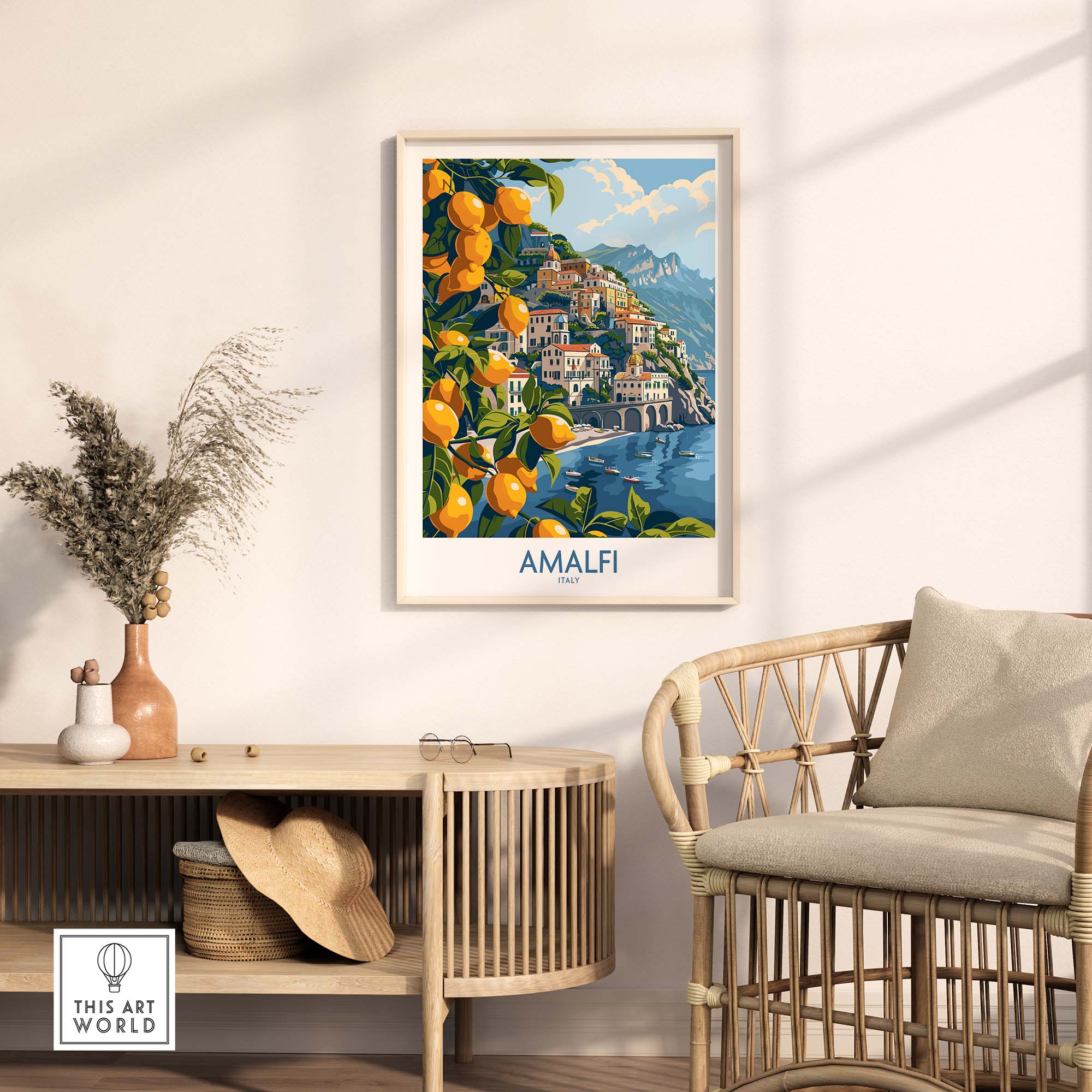 Amalfi Poster Italy