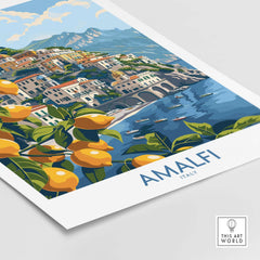 Amalfi Poster Italy