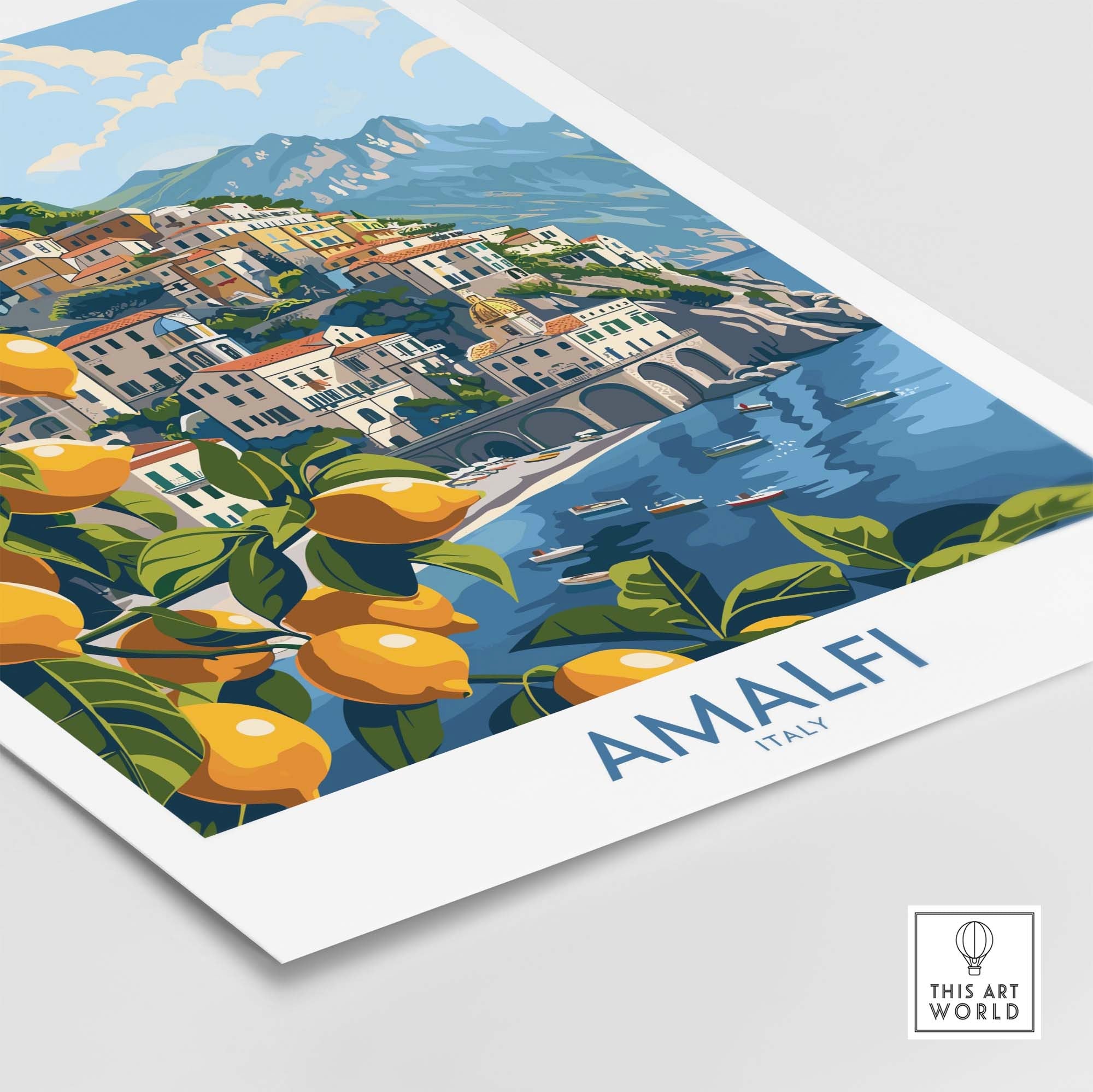 Amalfi Poster Italy