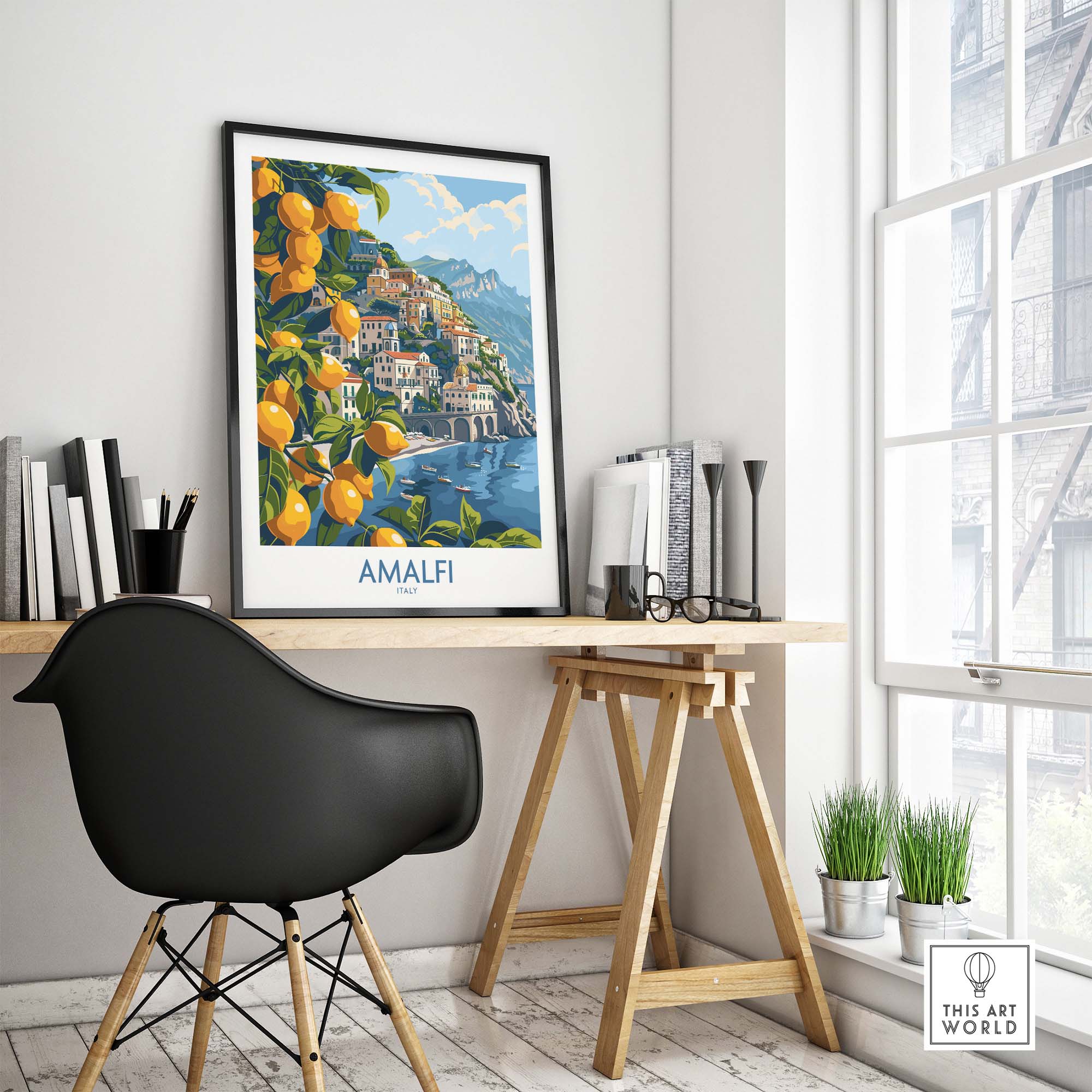 Amalfi Poster Italy