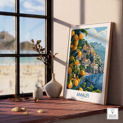Amalfi Poster Italy