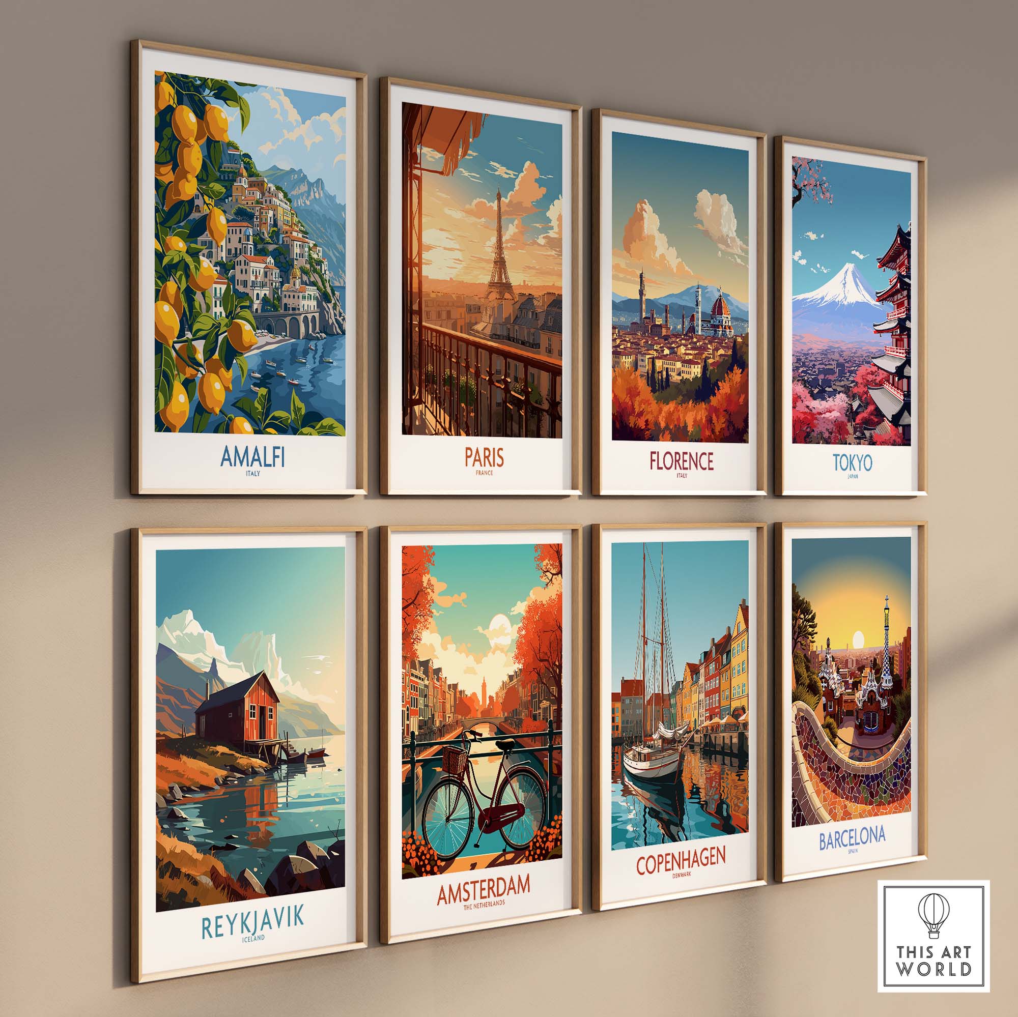 Amalfi Poster Italy