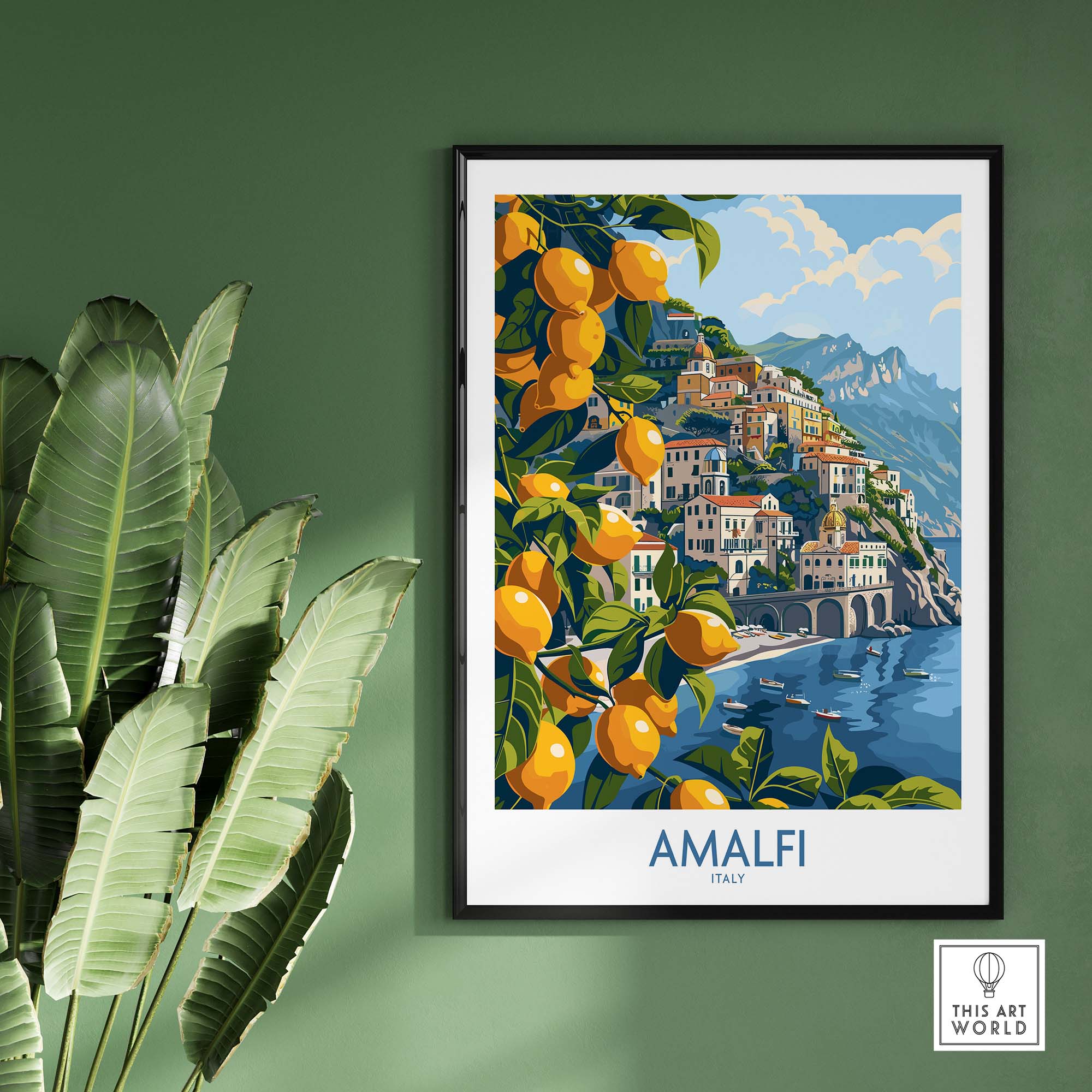 Amalfi Poster Italy