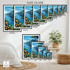 Amalfi Print Italy