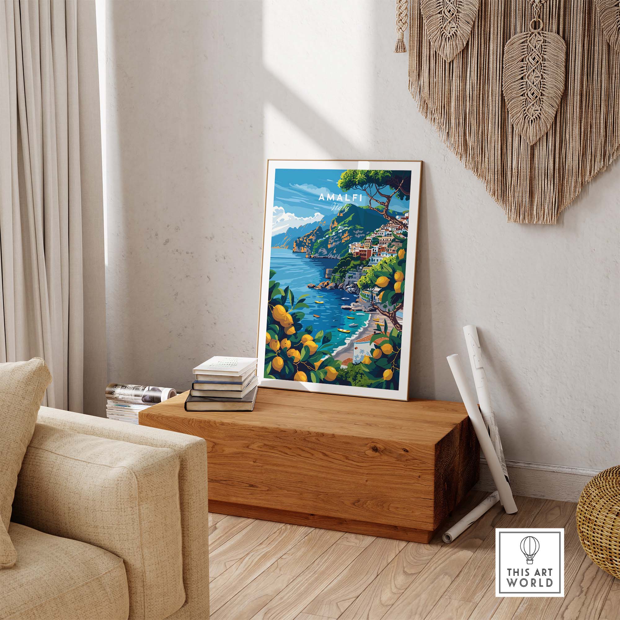 Amalfi Print Italy