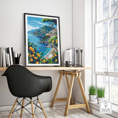 Amalfi Print Italy