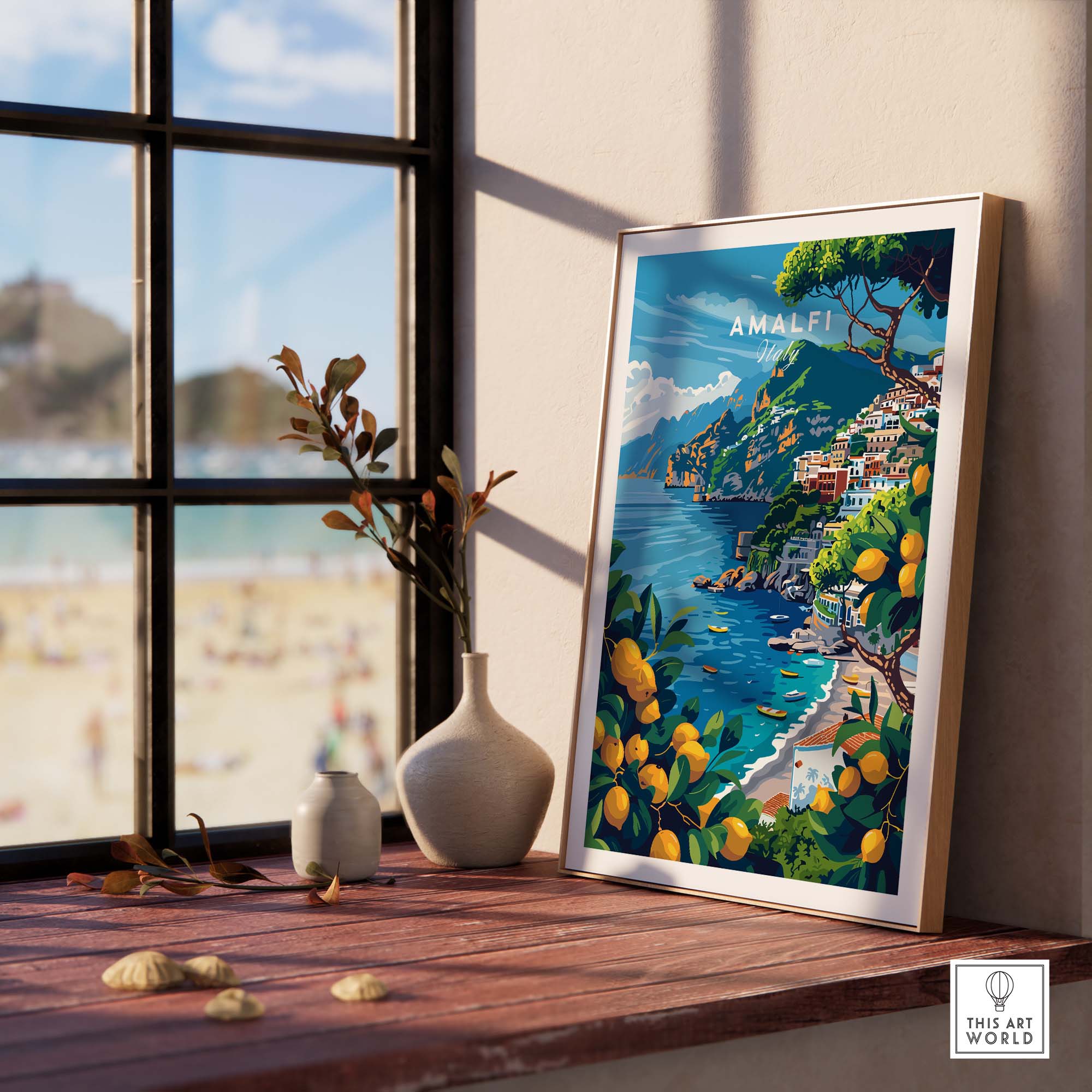 Amalfi Print Italy