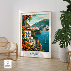 Amalfi Travel Poster