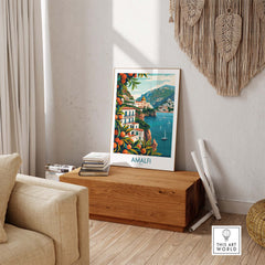Amalfi Travel Poster
