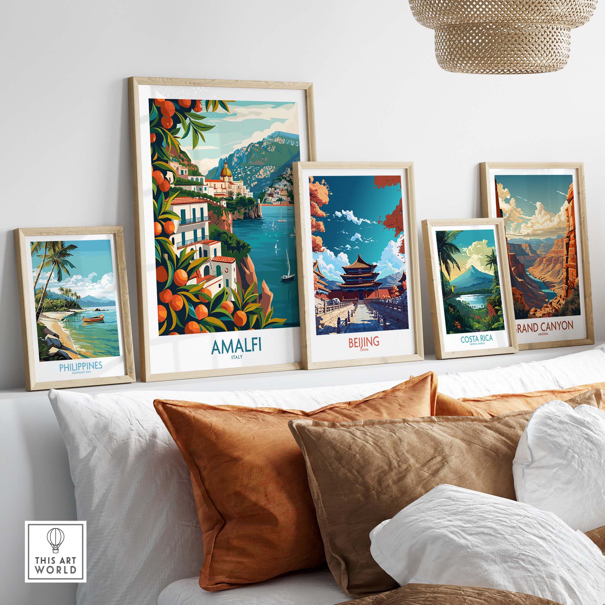 Amalfi Travel Poster