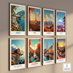 Amalfi Travel Poster