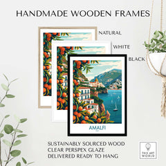Amalfi Travel Poster