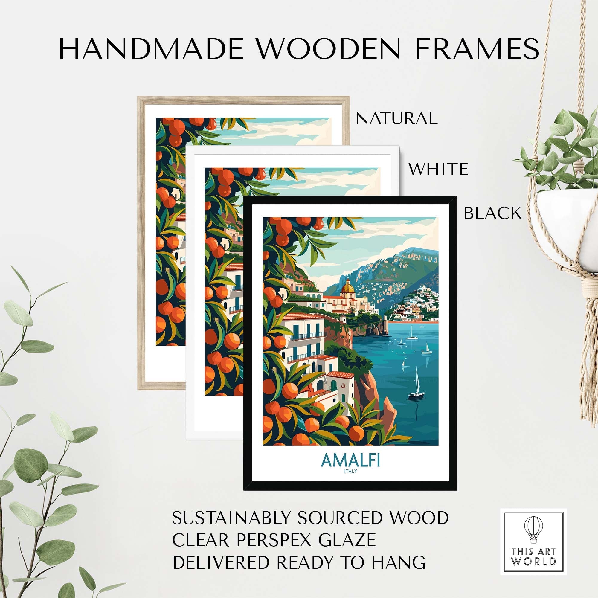 Amalfi Travel Poster
