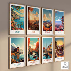 Amalfi Travel Poster Italy