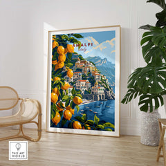 Amalfi Travel Print