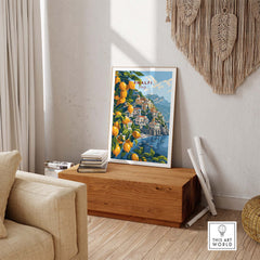 Amalfi Travel Print