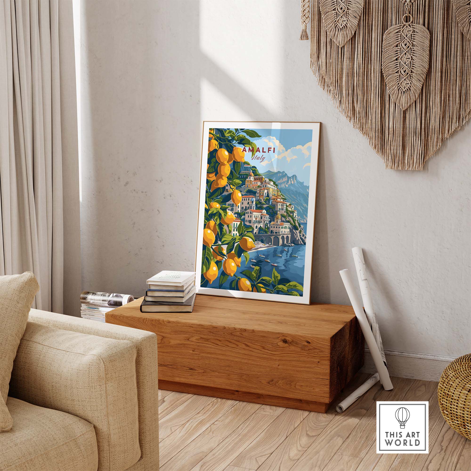 Amalfi Travel Print