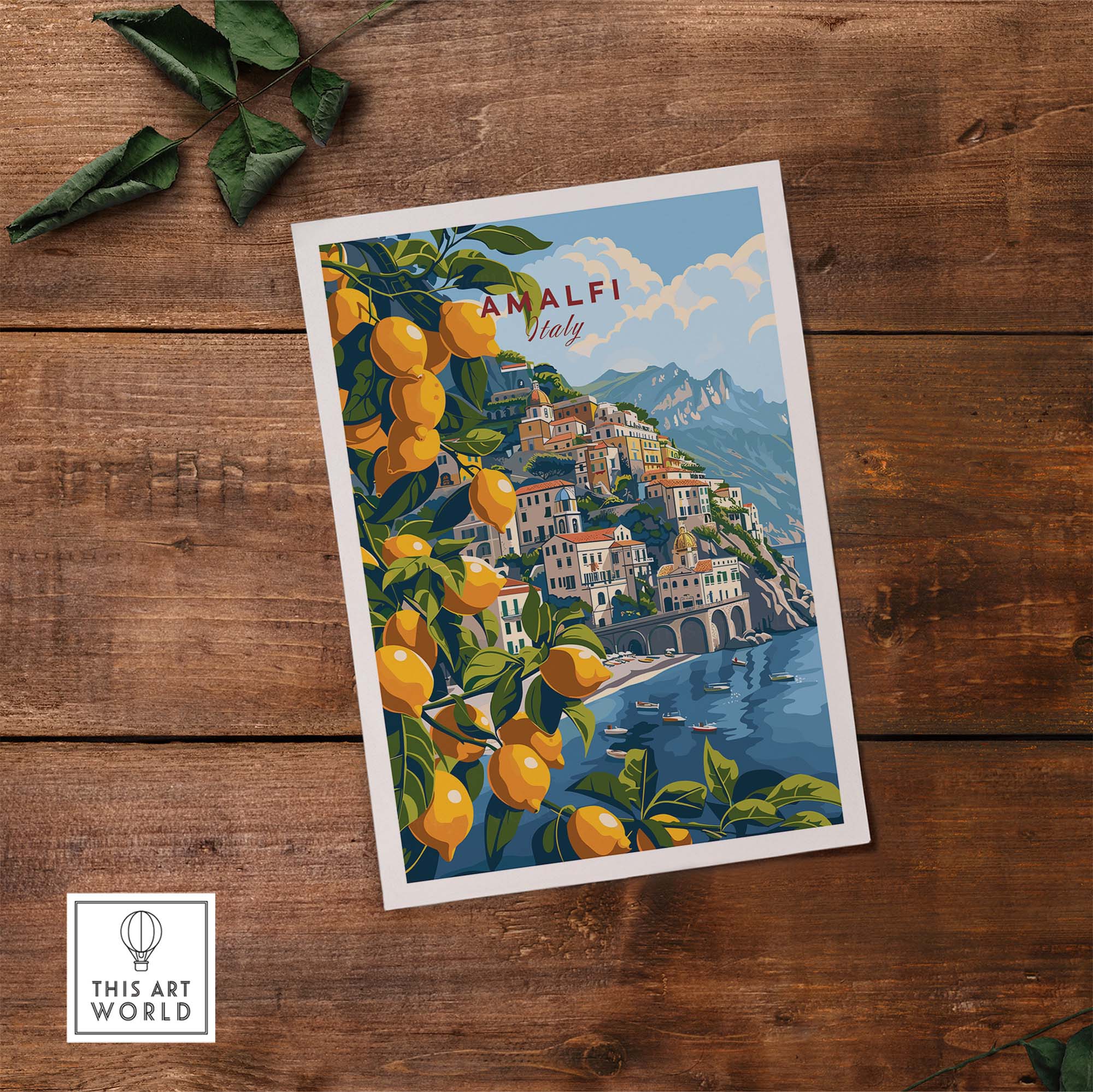 Amalfi Travel Print