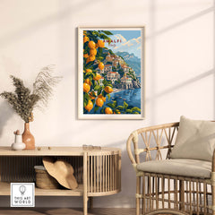 Amalfi Travel Print