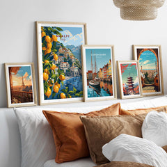 Amalfi Travel Print