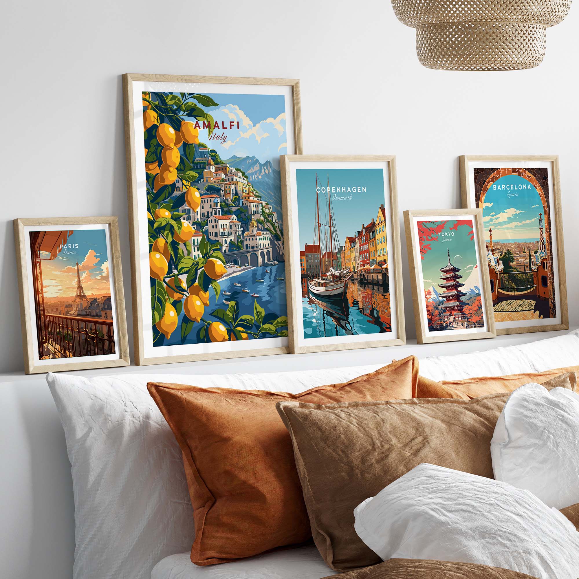 Amalfi Travel Print