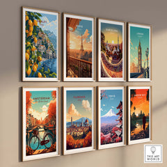 Amalfi Travel Print