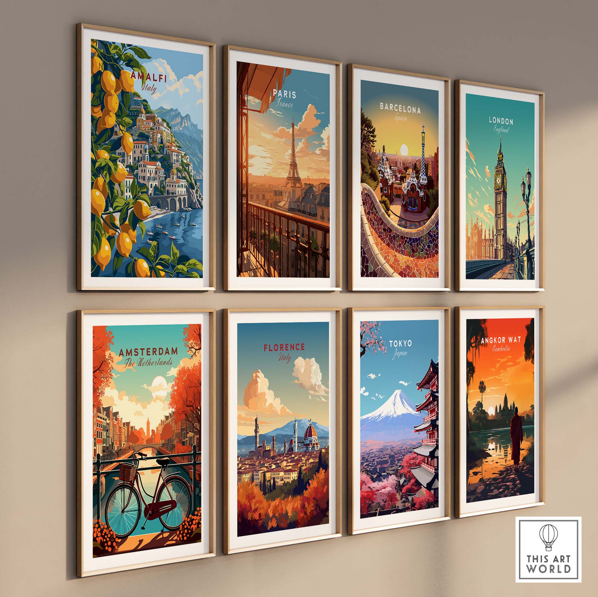 Amalfi Travel Print